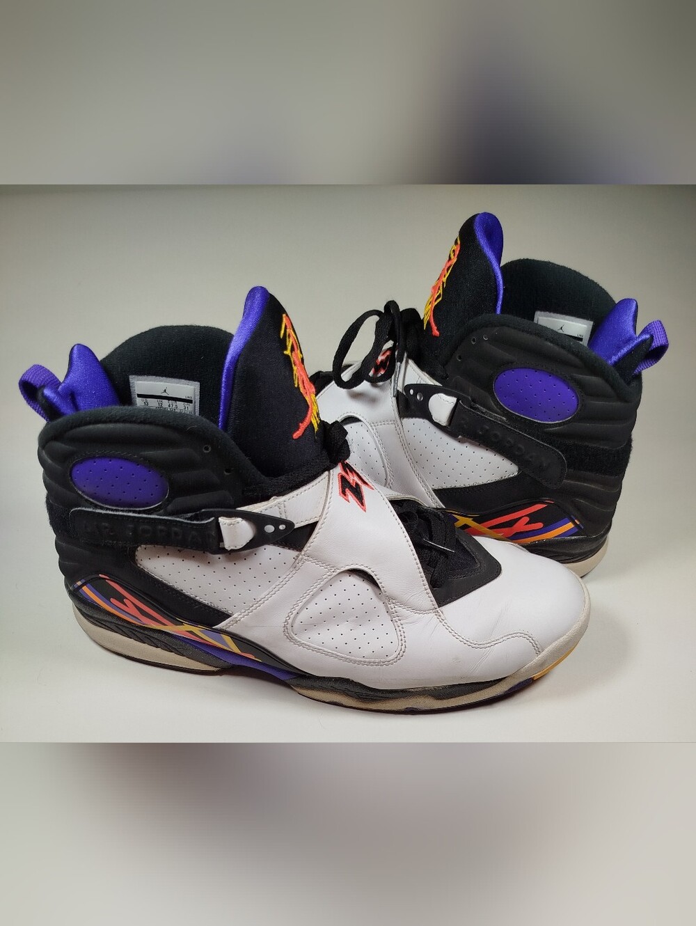 Jordan 8 Retro Three Peat Men's Sneakers US Size 13